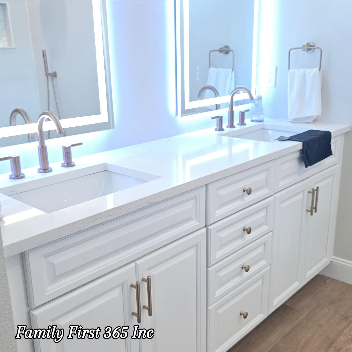 Recent work: bathrooms, kitchens, flooring, baseboards, painting and impact windows